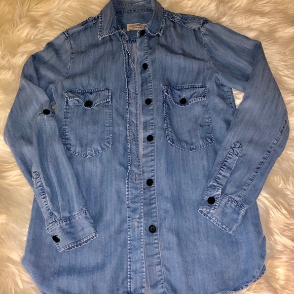 zara denim shirt womens